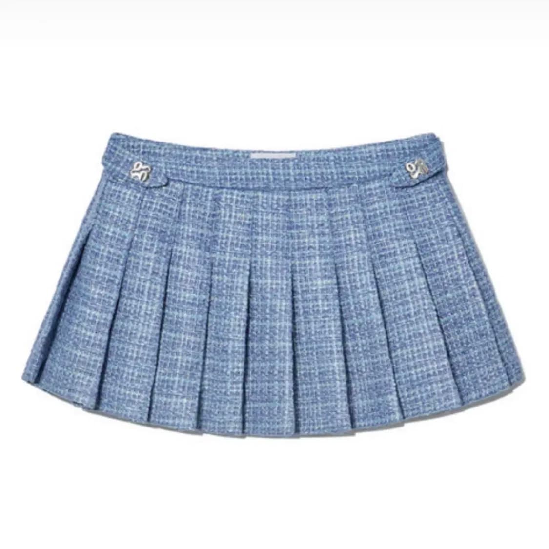 원가14)글로니 트위드 스커트 NELLE TWEED SKIRT(BLUE) 상품이미지1