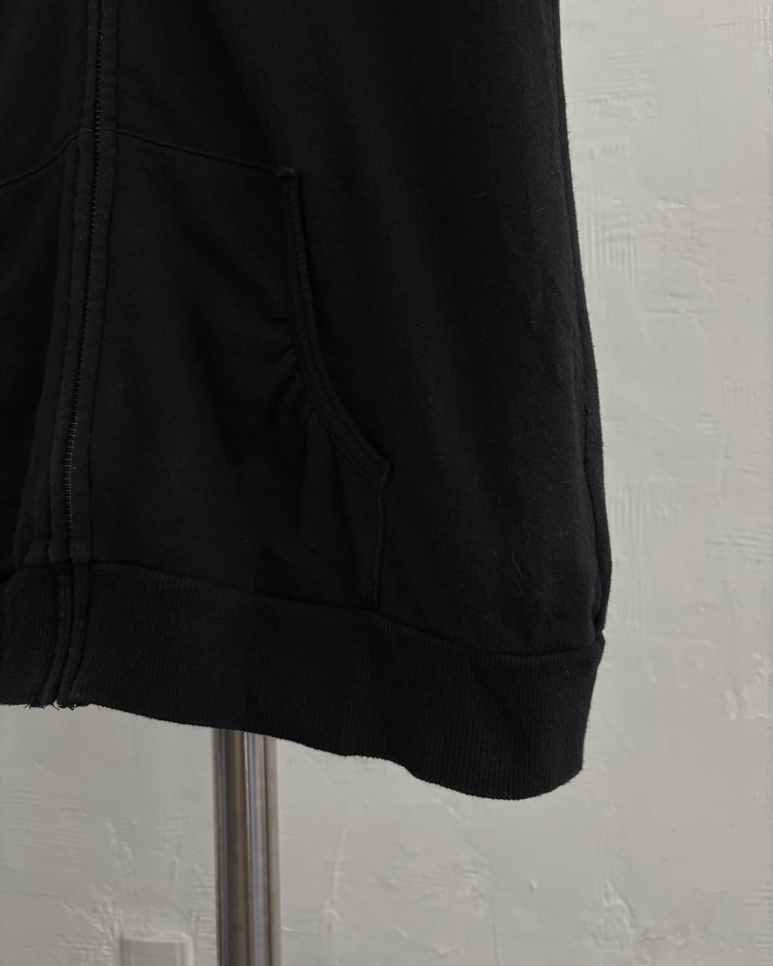 Burberry 버버리 블루라벨 블랙 반팔 후드집업 상품이미지7