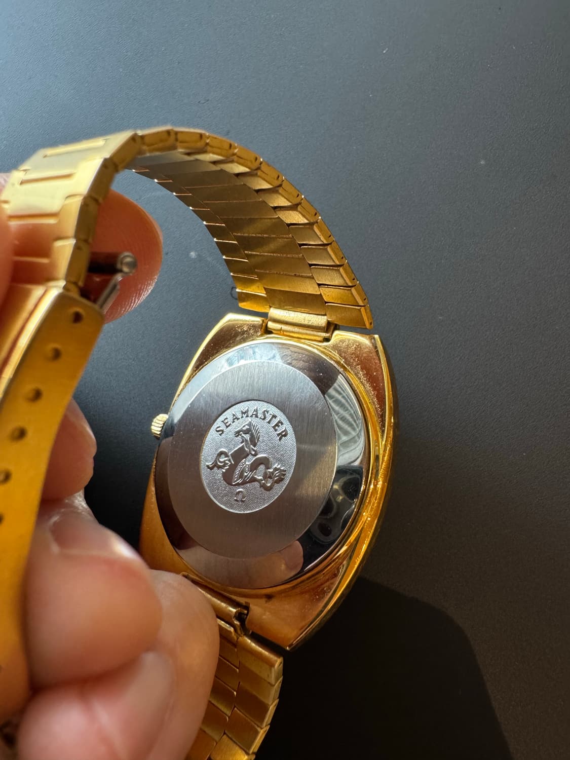 [OMEGA] 오메가 빈티지 씨마스터 테레비 고구마 금장 상품이미지3