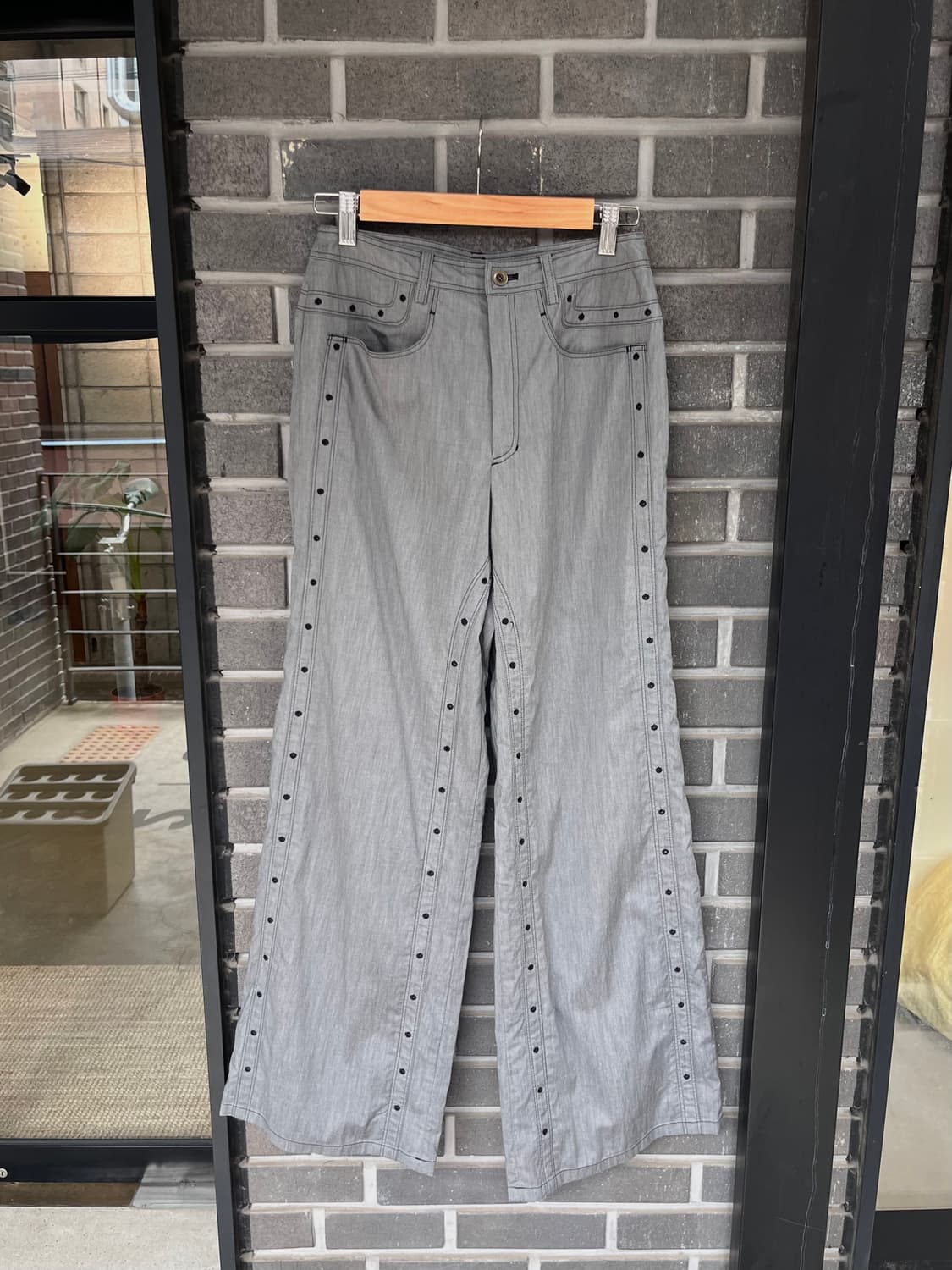 히로코비스 펀칭 팬츠 그레이 상품이미지8