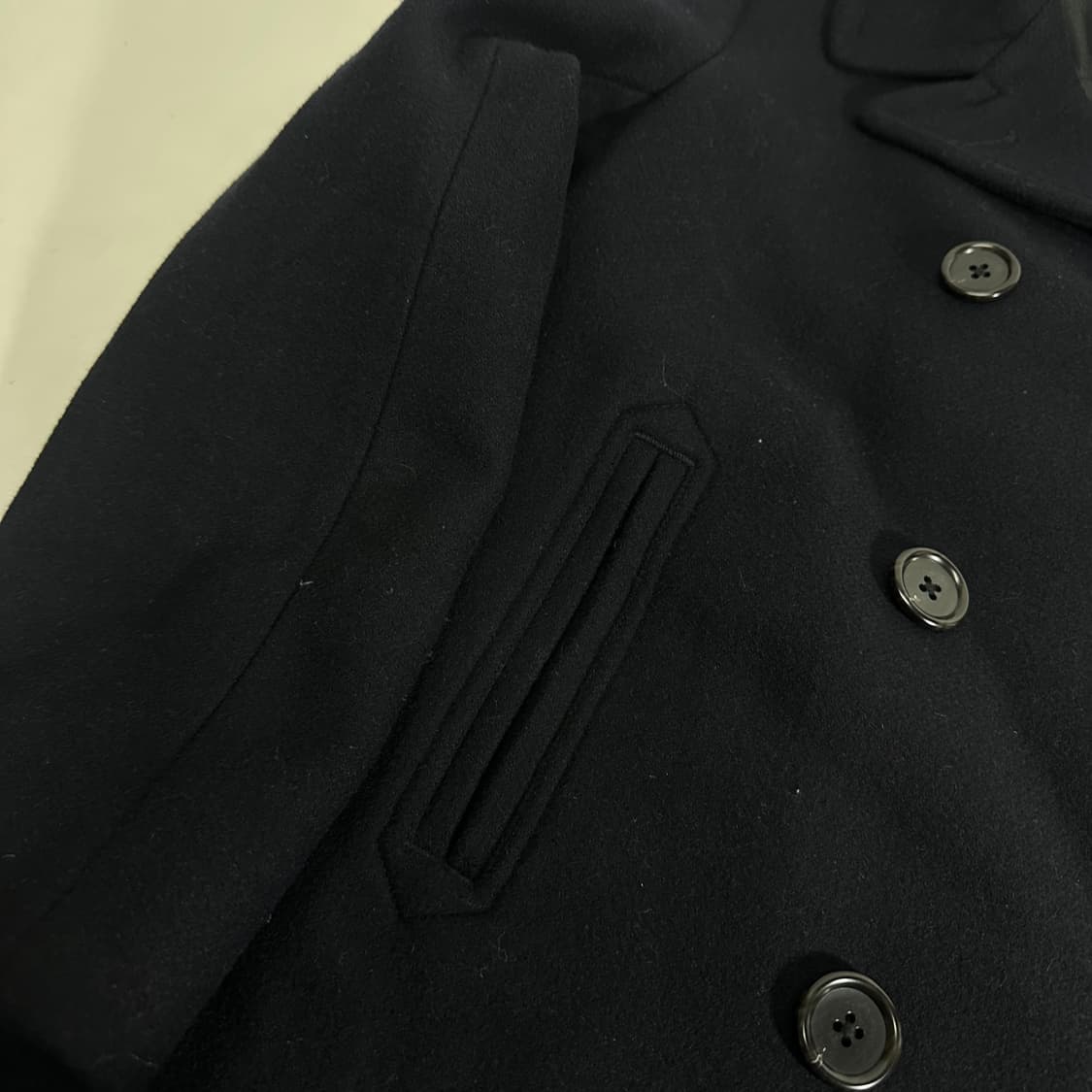 우먼M-L 유니클로 X 이네스 드 라 프레상쥬 네이비 울 피코트 상품이미지2