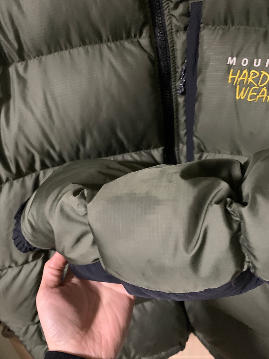 마운틴 하드웨어 OG 서브제로 다운 점퍼 자켓 XL 올리브 상품이미지5