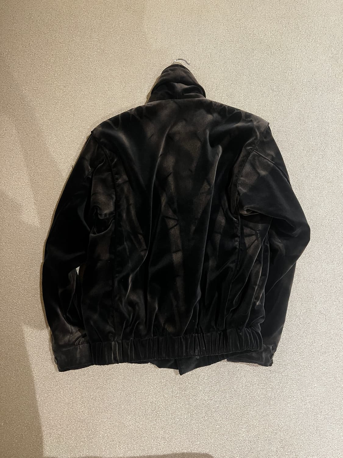 22aw Jiyongkim 쉘 벨벳 봄버 상품이미지5