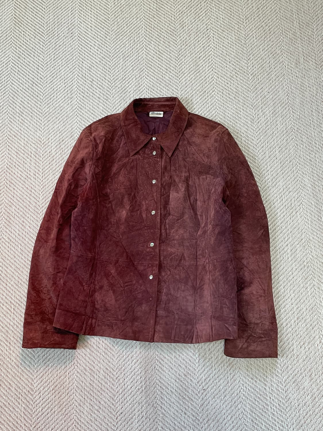 Otto 스웨이드 버건디 레더자켓  J03458 상품이미지1