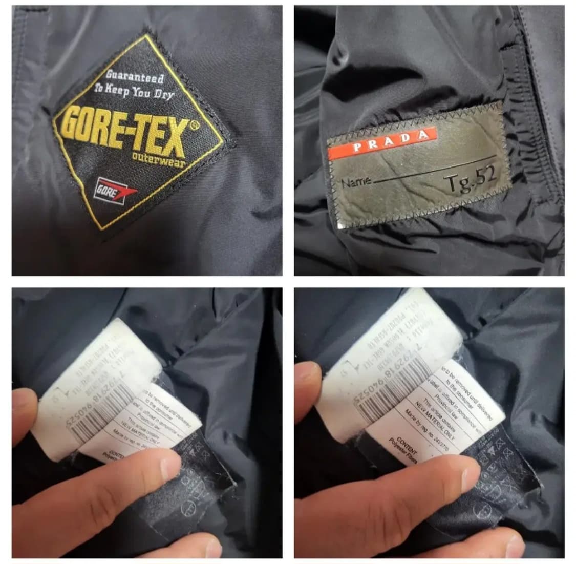 (IT 52) 프라다스포츠 고어텍스 자켓 prada 프라다패딩 상품이미지7