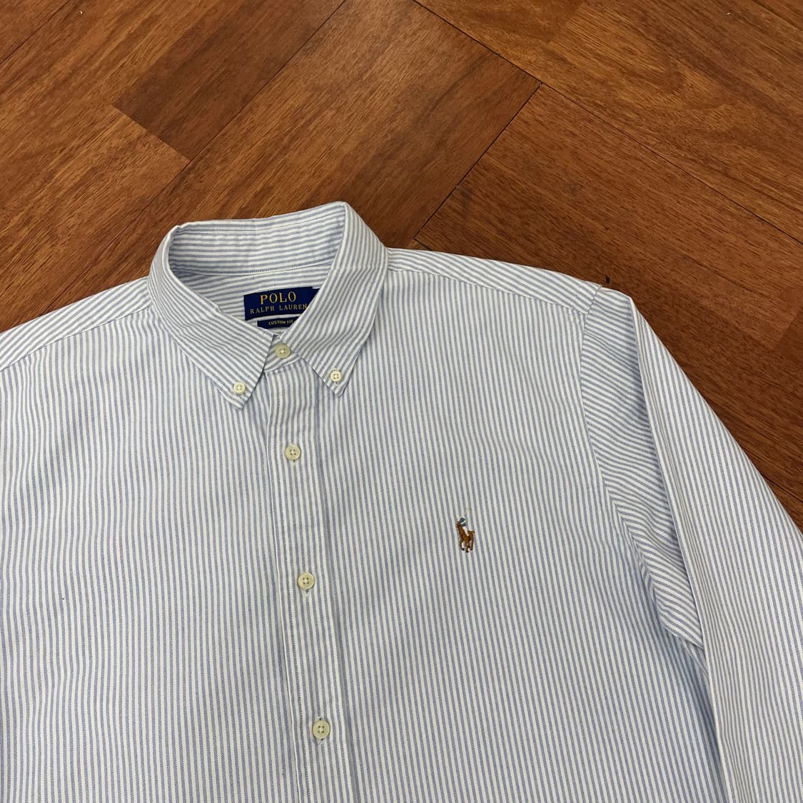폴로 스트라이프 옥스포드 셔츠 상품이미지2