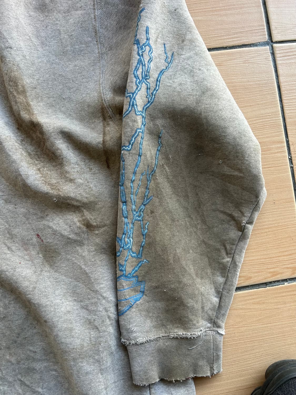 00‘s 할리데이비슨 라이트닝 스웻셔츠 상품이미지3