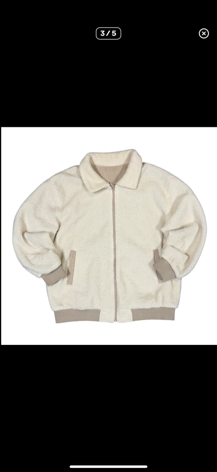 (바배) 인디고뱅크 리버시블 카라 점퍼 상품이미지3