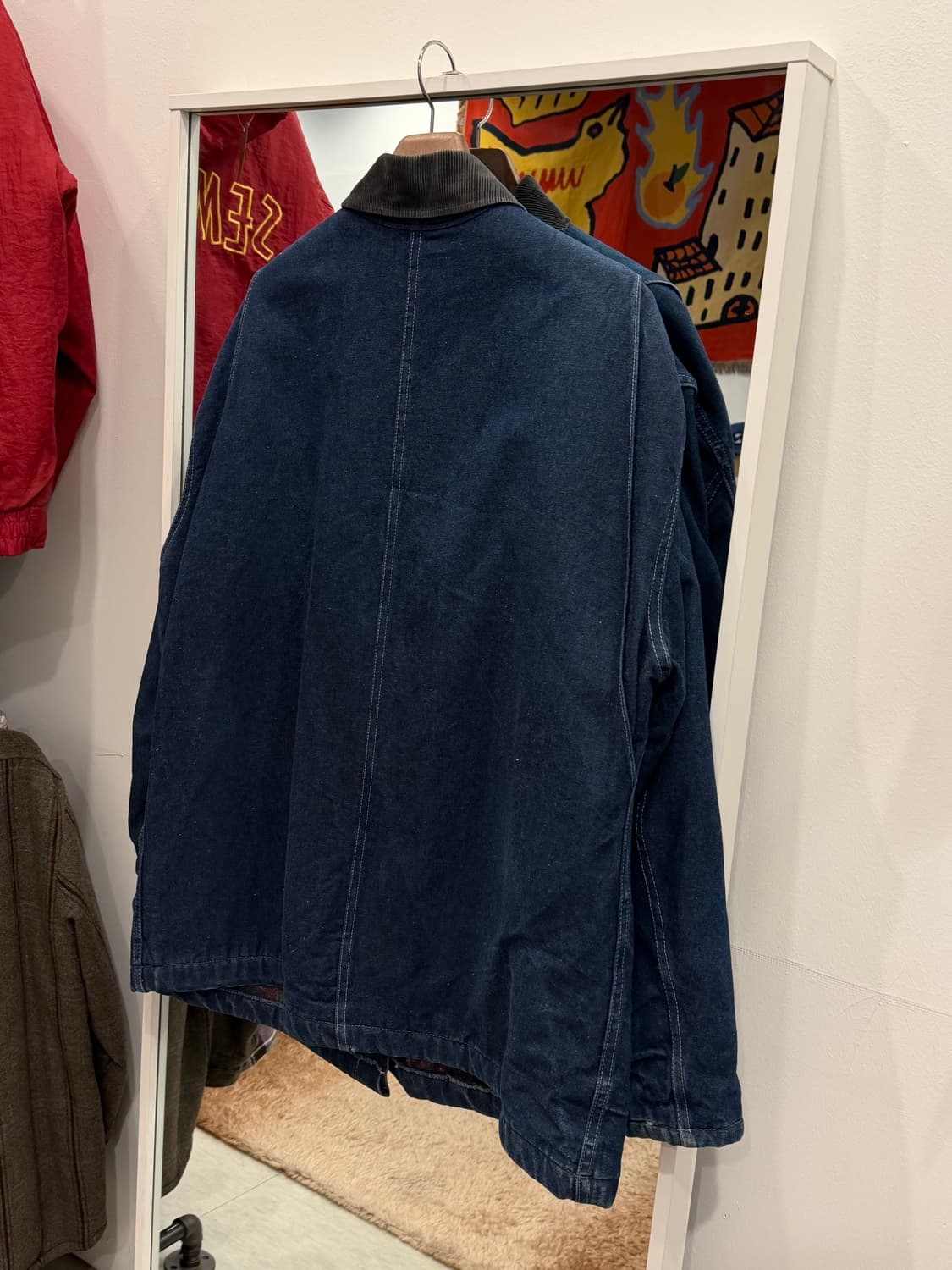 90s Dickies 디키즈 데님 초어 코트 워크 자켓 상품이미지6