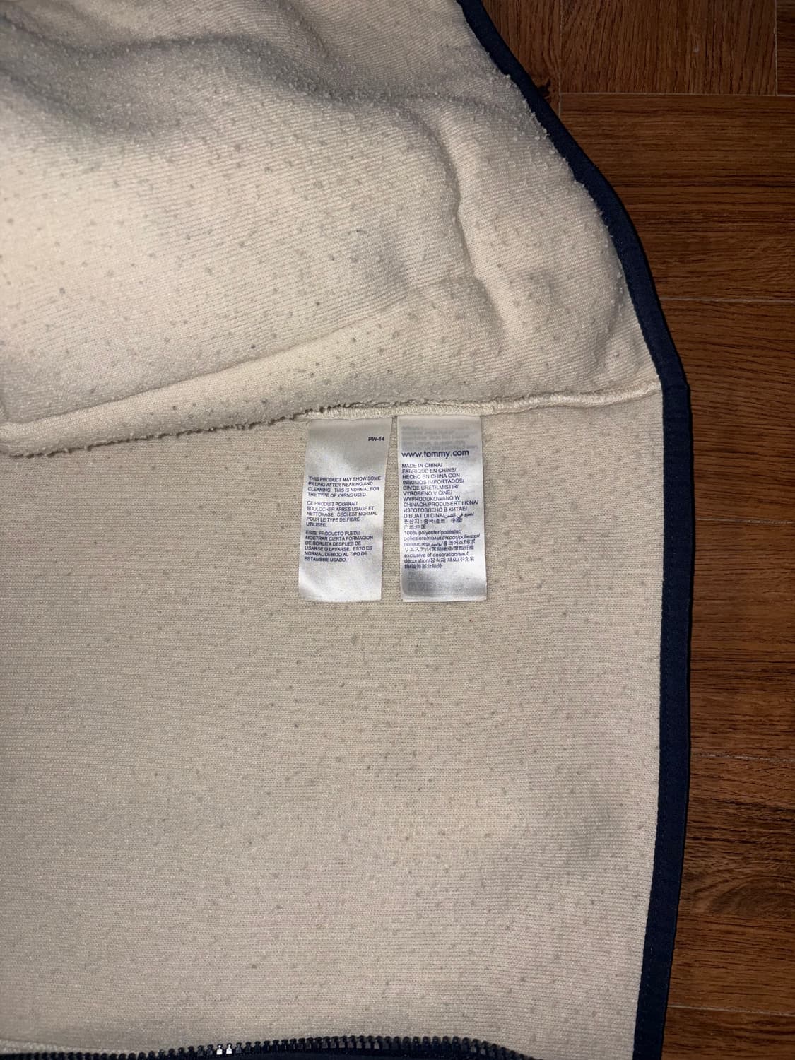 타미힐피거 플리스 집업 상품이미지8