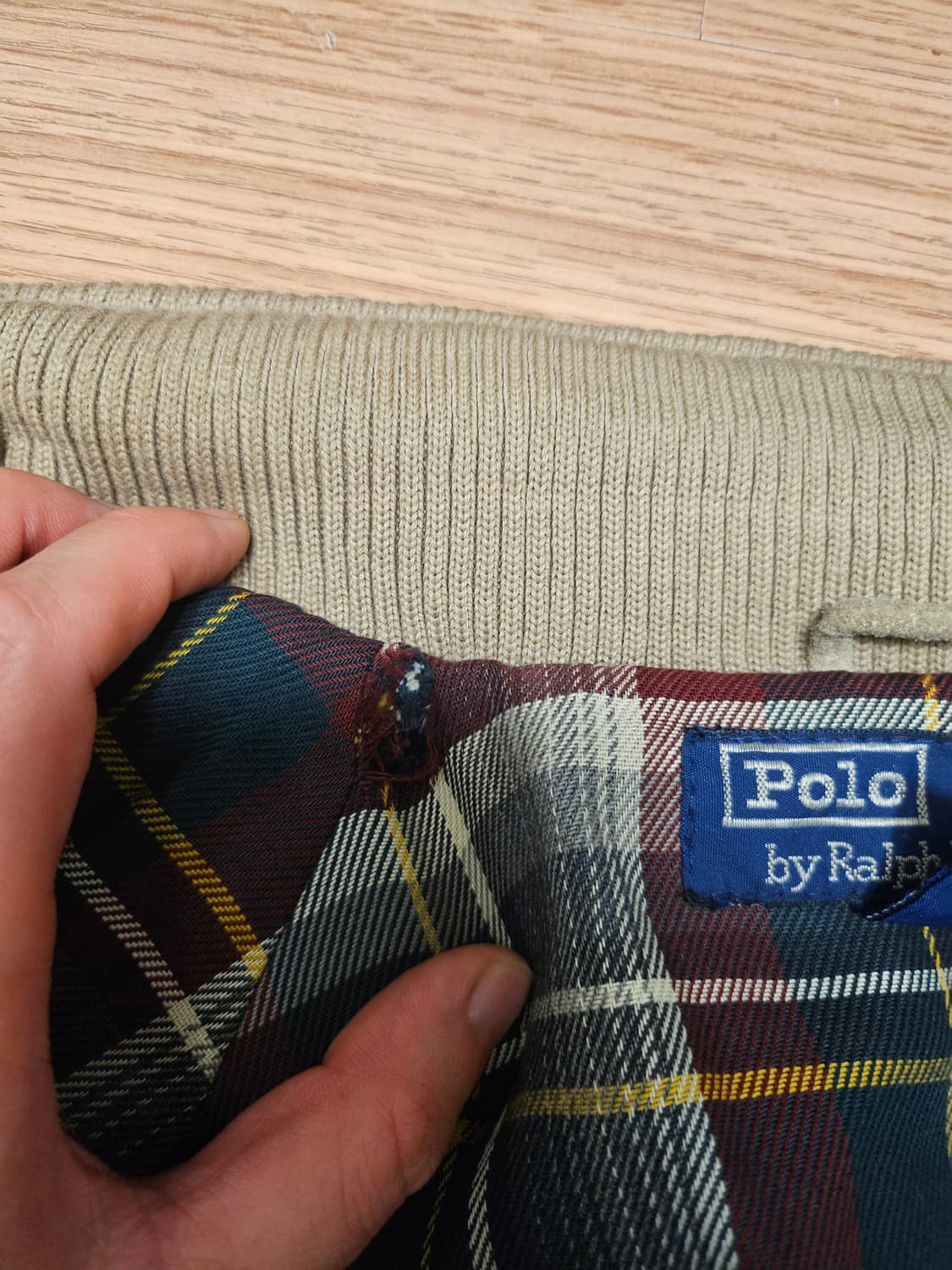 90's 폴로 스웨이드 해링턴자켓 상품이미지3