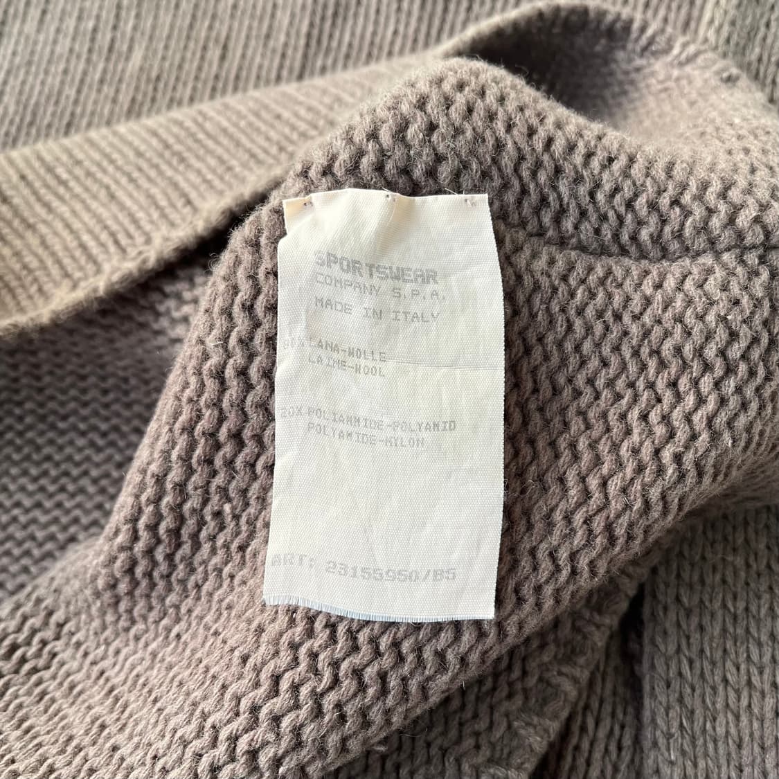 스톤 아일랜드 1995 A/W 스트럭처 니트 상품이미지7