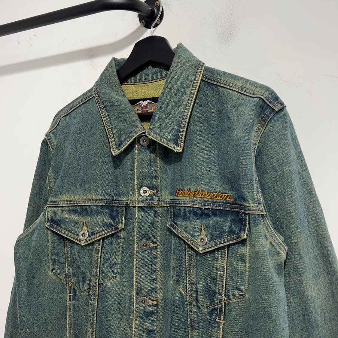 할리데이비슨 패치워크 데님자켓 상품이미지4