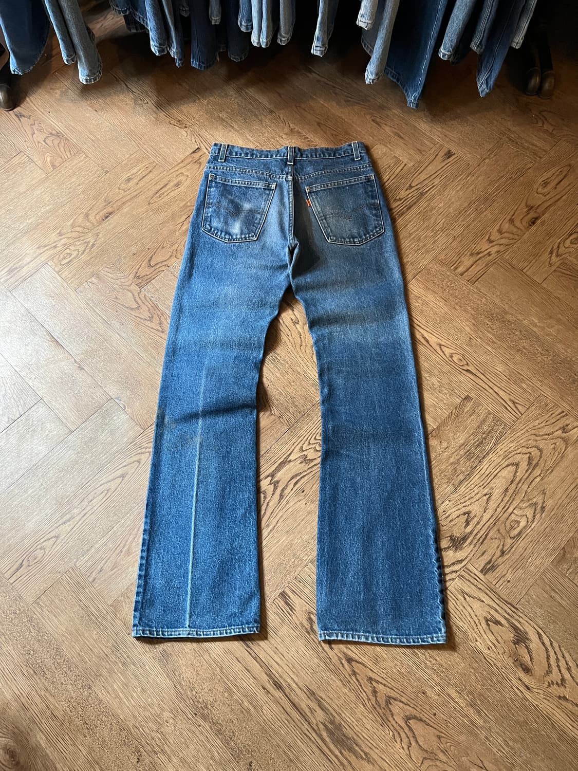 [30]80's 리바이스 USA 20517-0217 오렌지탭 플레어진 상품이미지2