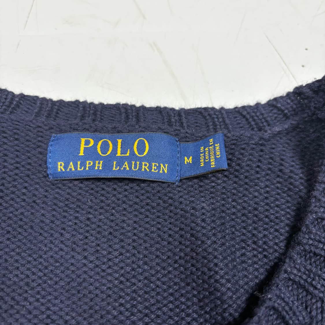 폴로 랄프로렌 네이지컬러 성조기 니트 상품이미지3