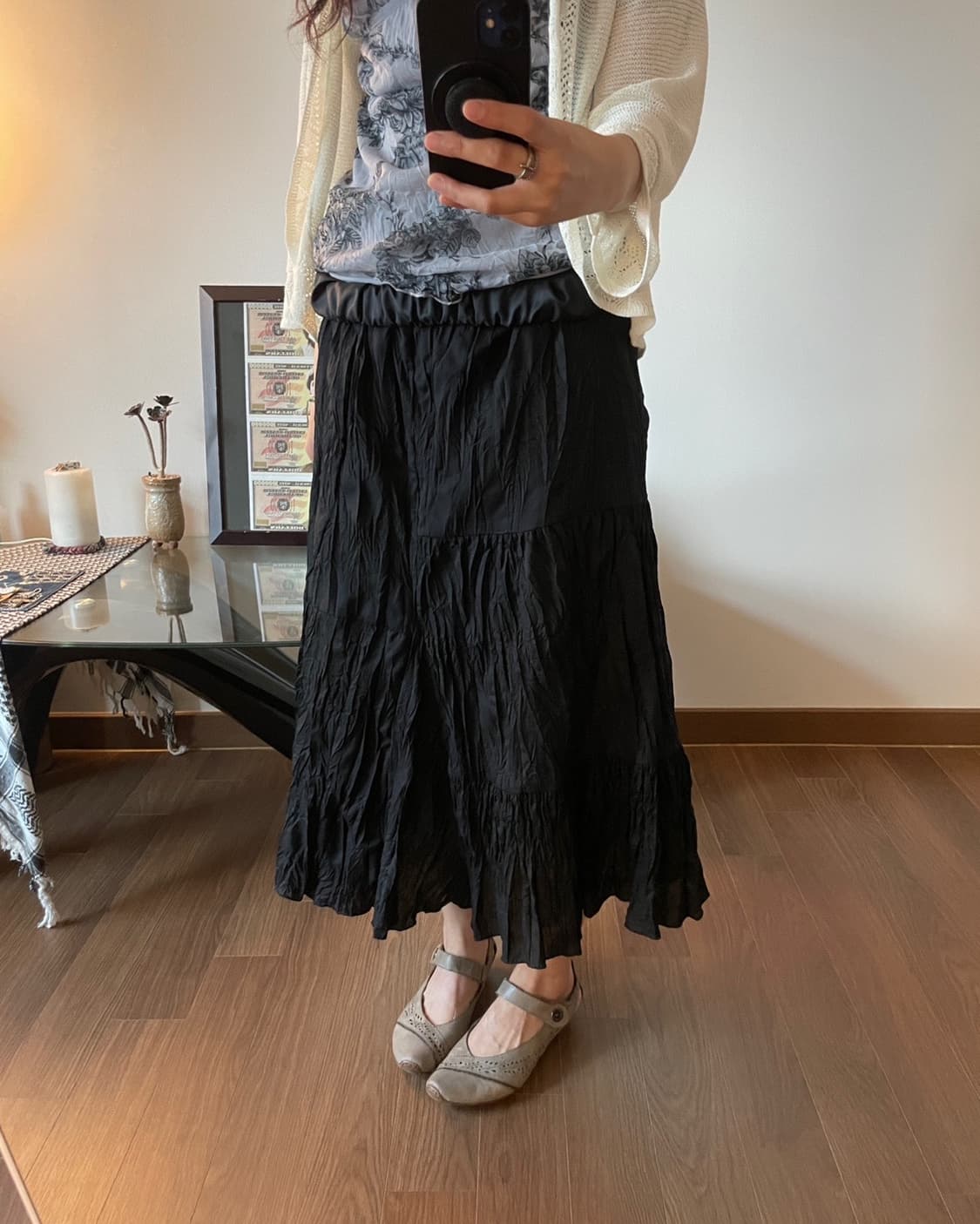 wrinkle skirt 상품이미지3