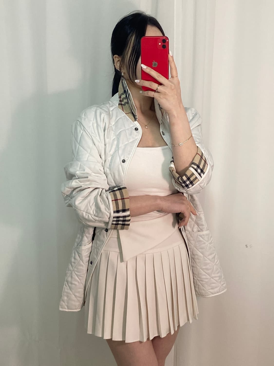 버버리 노바체크 퀼팅 자켓
 상품이미지3