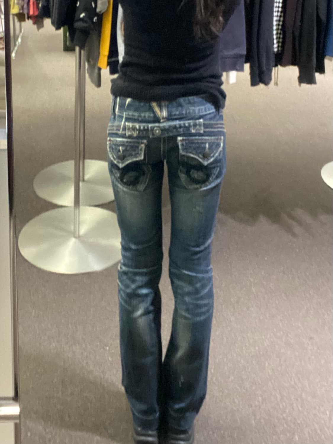 27)레드페퍼 빈티지 Y2K 자수 데님팬츠 상품이미지2