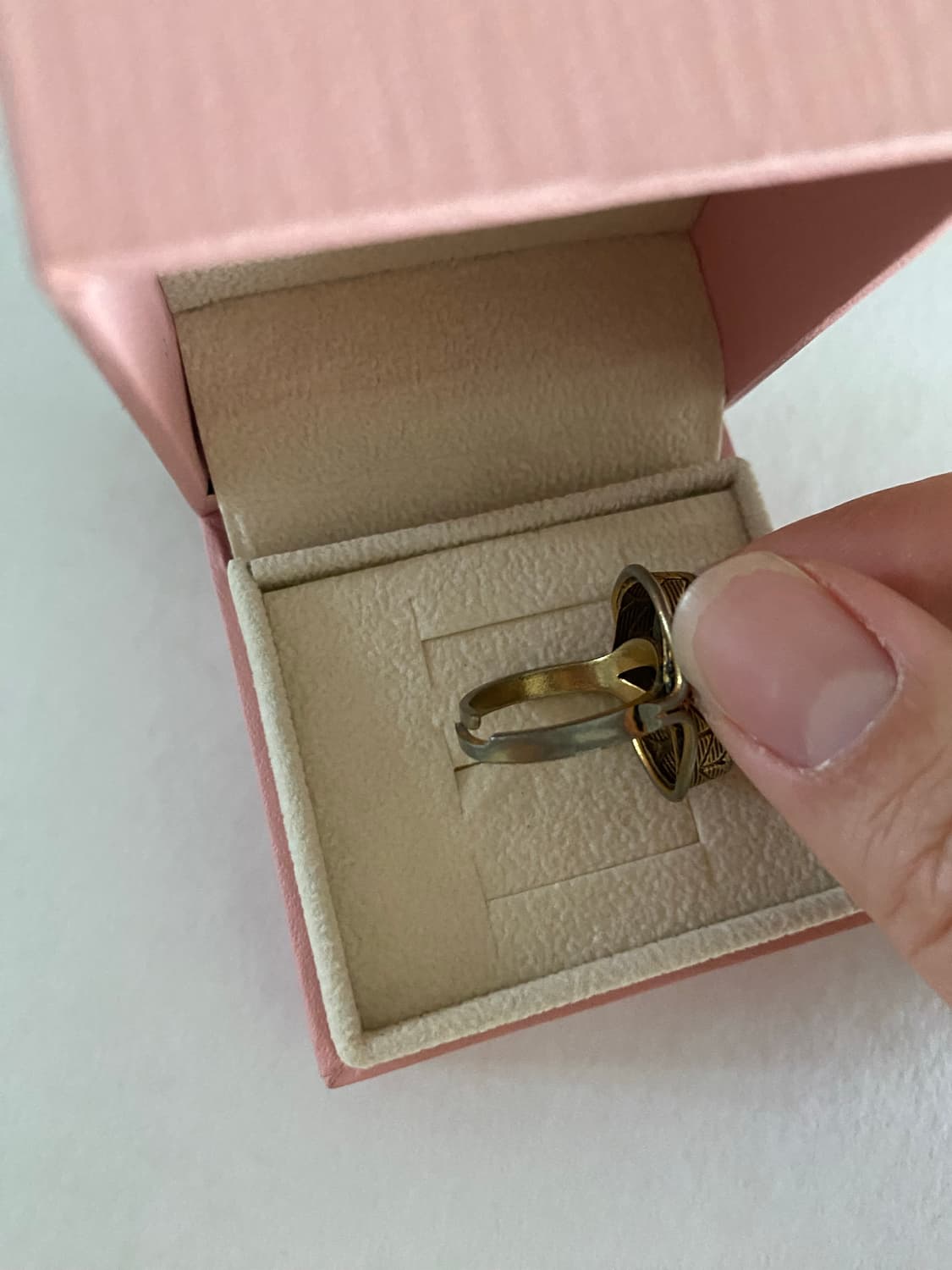 빈티지 블랙 스톤 반지 상품이미지5