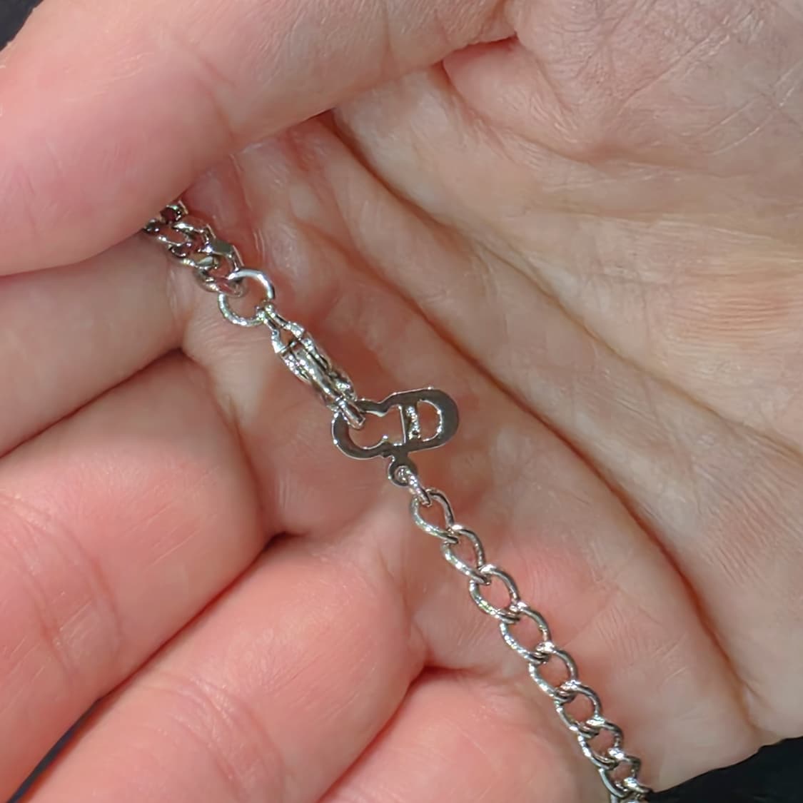 디올 은장 패들락 자물쇠 열쇠 목걸이 상품이미지4