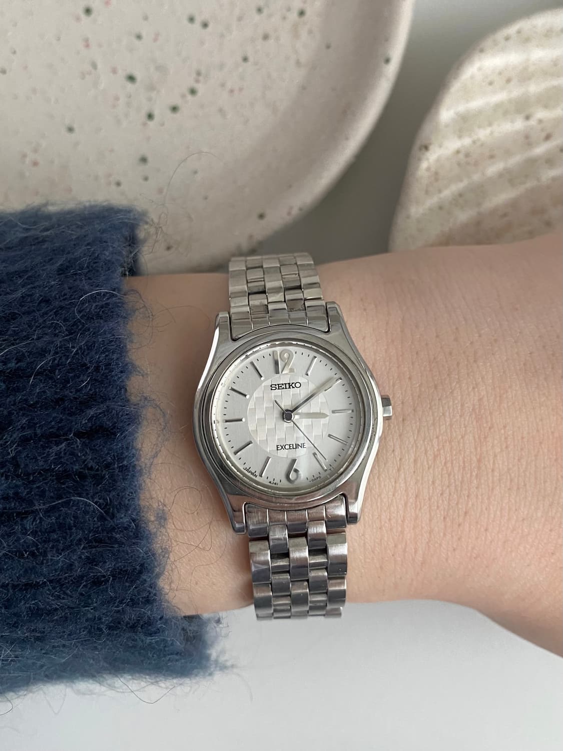 Seiko 세이코 exceline 엑셀린 실버 쿼츠 상품이미지9