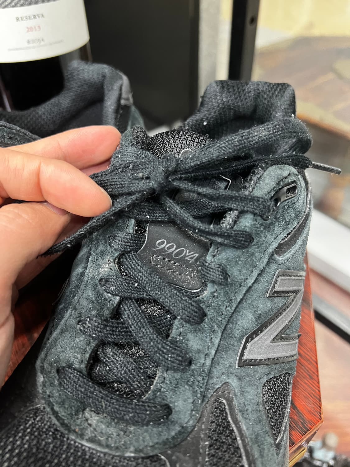 뉴발란스 990v4 블랙 스웨이드 메이드 인 USA size260 상품이미지2