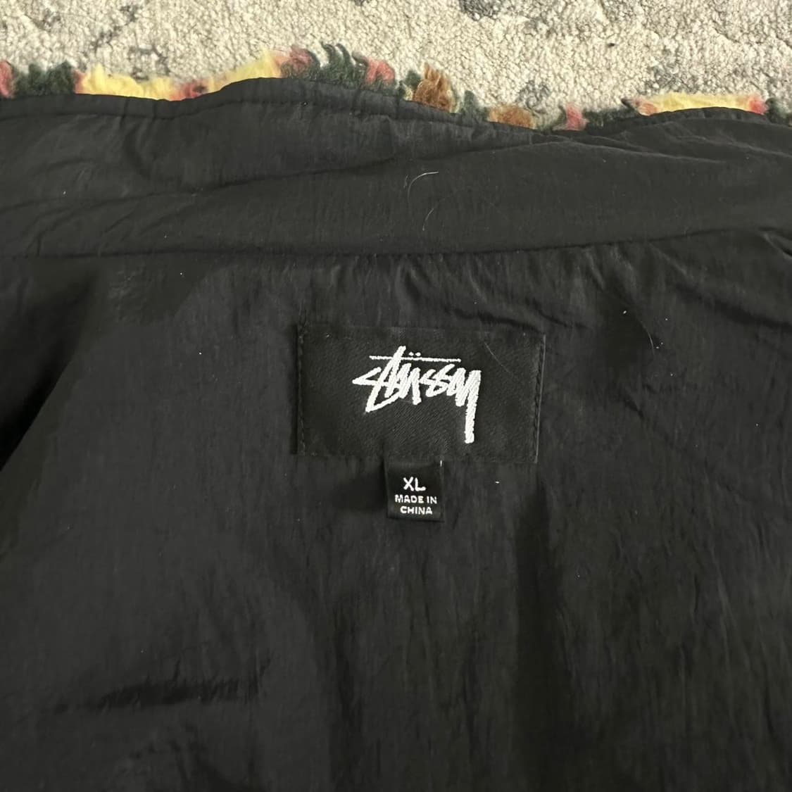 스투시 아즈텍 패턴 플리스 베스트 멀티 상품이미지4