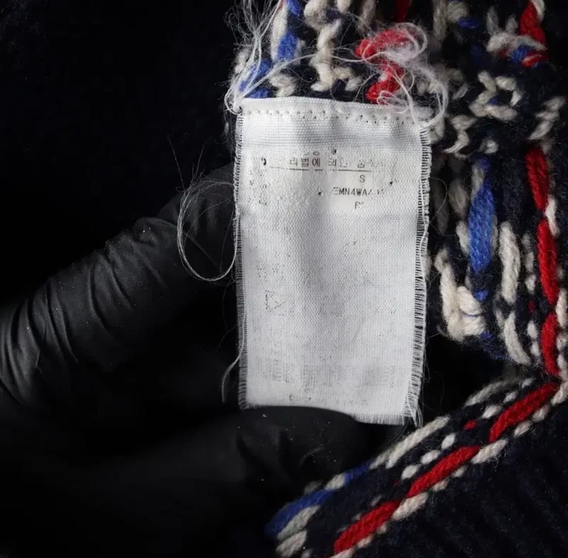 타미힐피거 에스닉패턴 숄카라 울 가디건 S 무료배송 상품이미지6