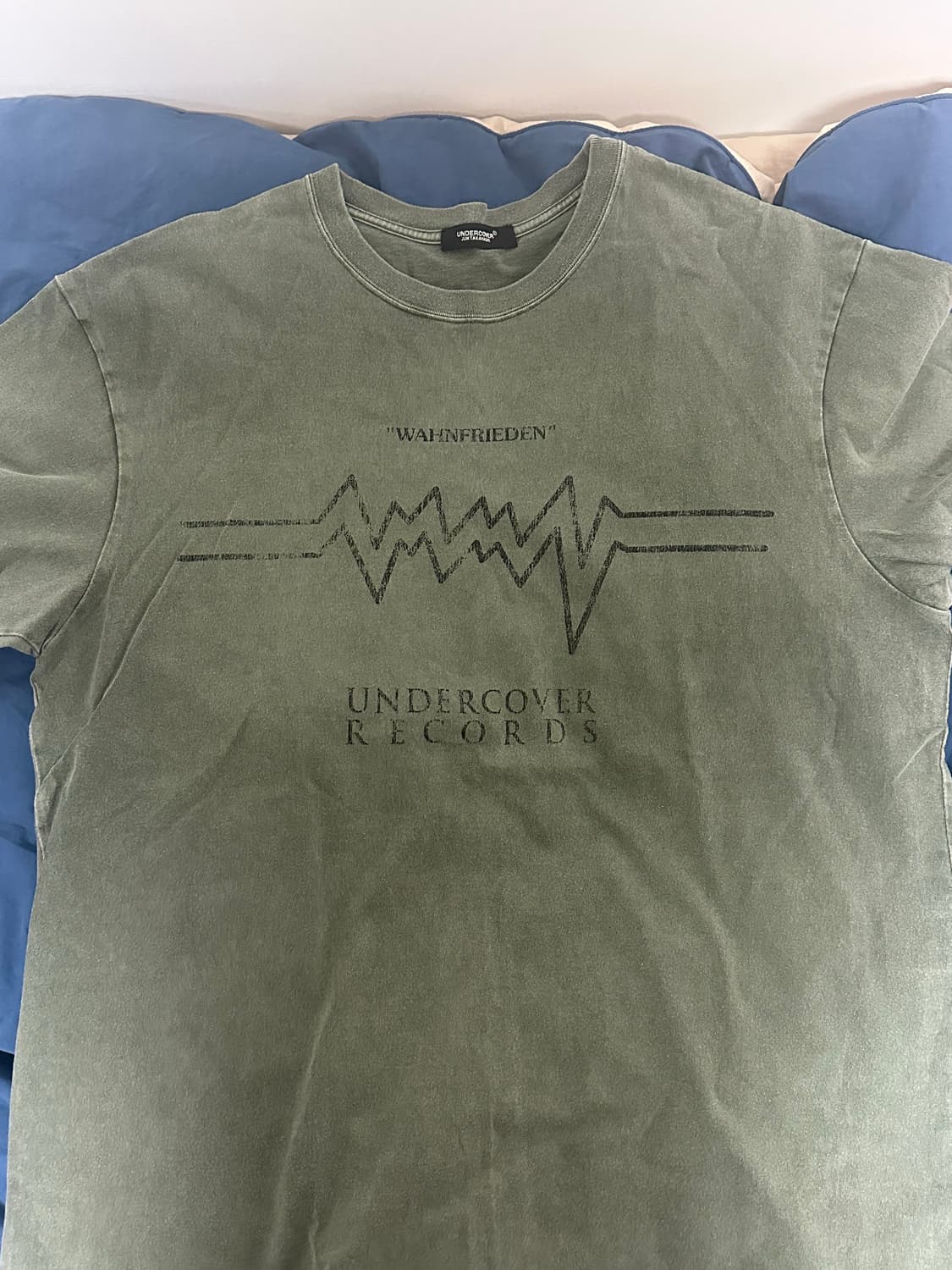 (4size)언더커버 레코드 반팔 카키 상품이미지1