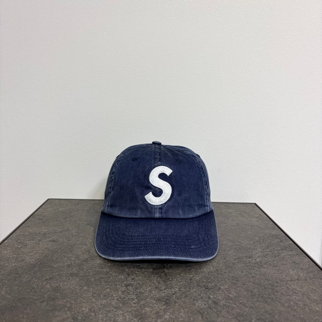 (OS) 슈프림 S로고 볼캡 모자 23FW 피그먼트 네이비 상품이미지2