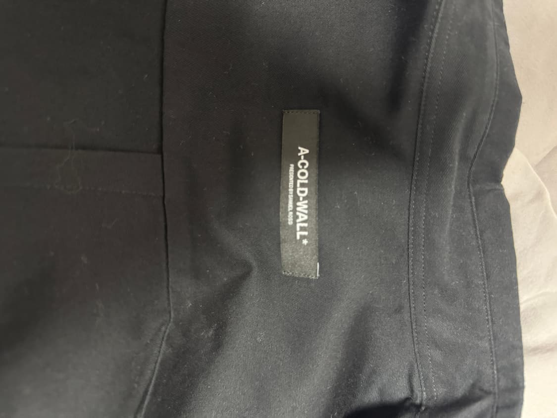 a cold wall 프로젝션 셔츠 블랙 상품이미지4