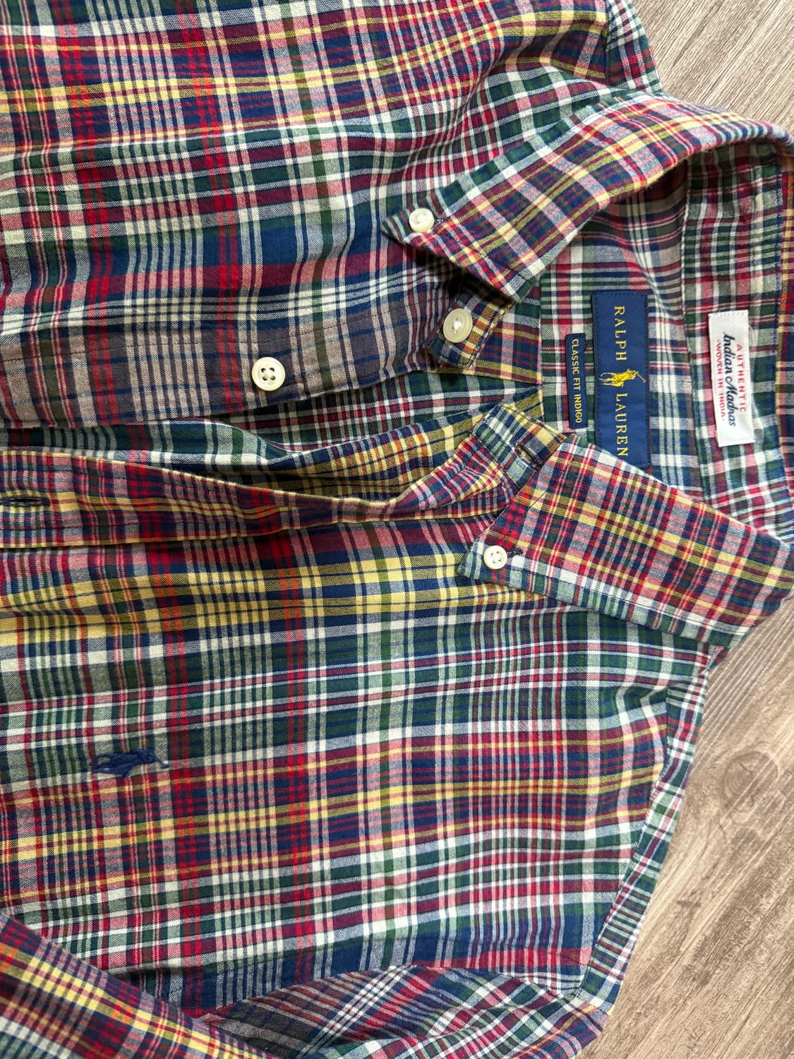 폴로 마드라스 셔츠 상품이미지2