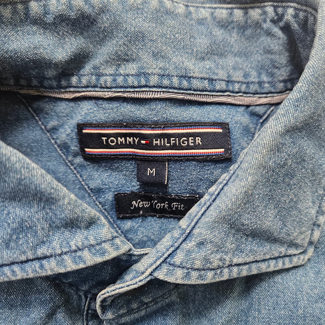 M 타미힐피거 데님 코튼 셔츠 0310Y 상품이미지3