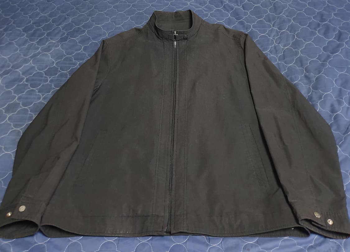 (빈티지) SAP 셔츠앤팬츠 맨 나일론 집업자켓 블랙 (105) 상품이미지1