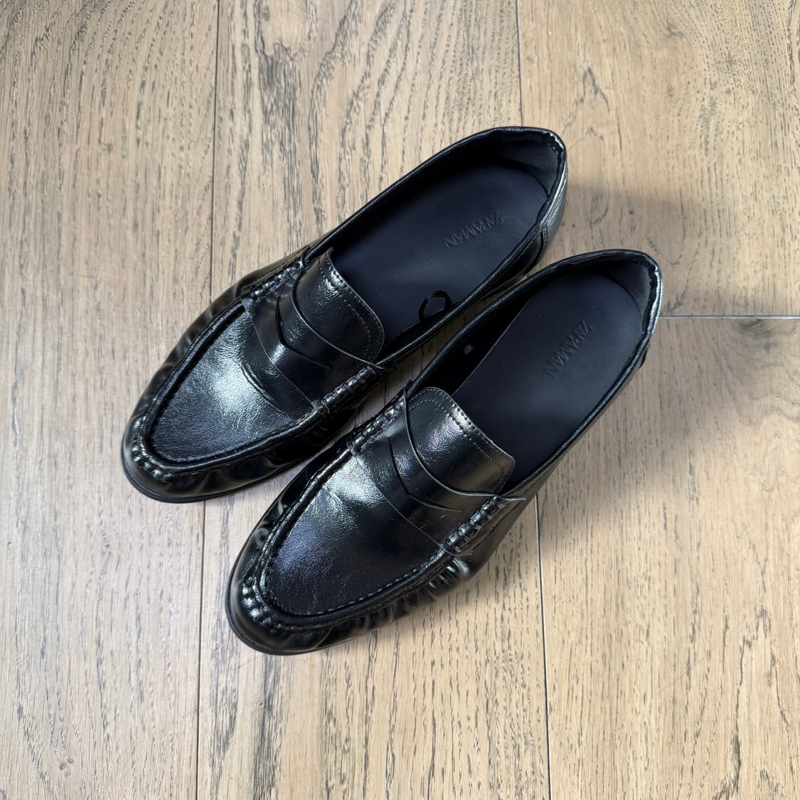 자라 더로우 블랙 페니로퍼 40(260) 상품이미지1