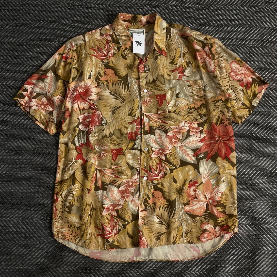 USA 오리지날 빈티지 하와이안 셔츠o 3570 상품이미지1