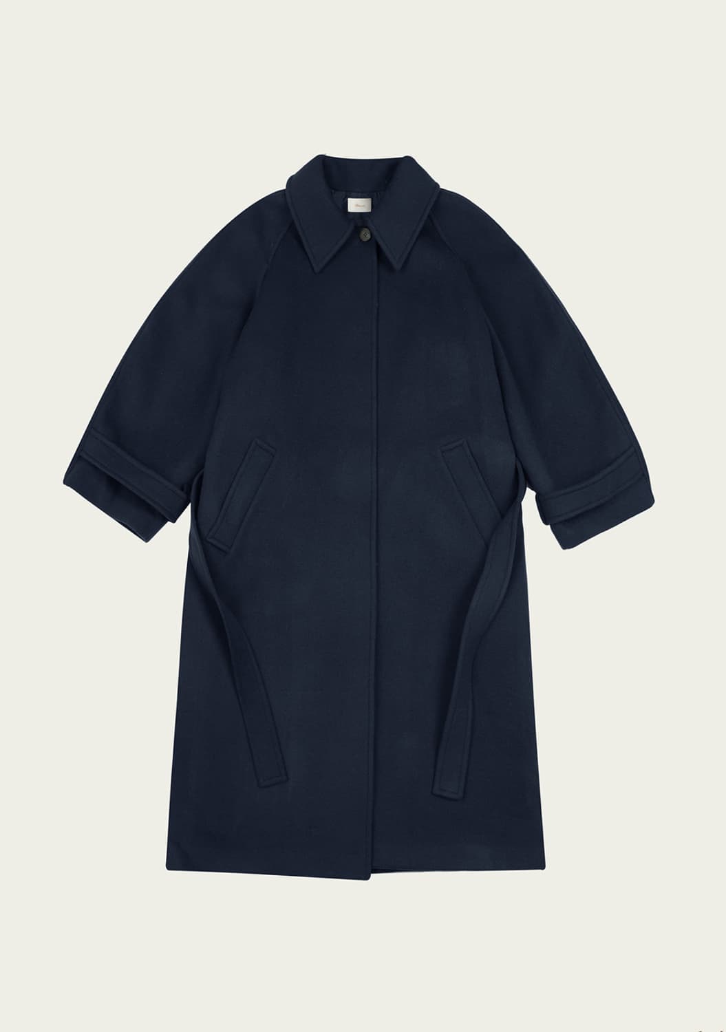 Ribbonbit 리본빛 Caben Coat - Navy 상품이미지1