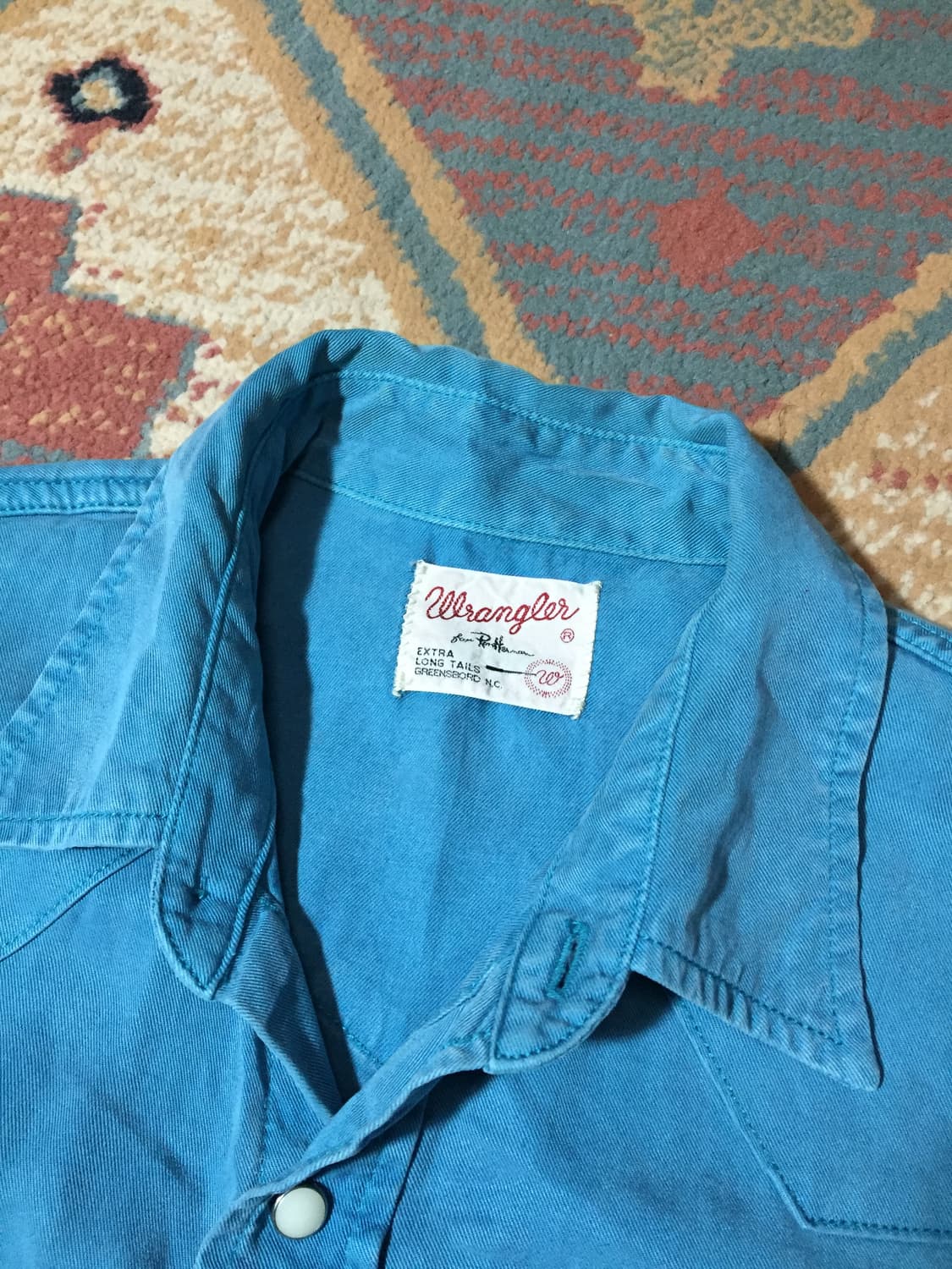 빈티지 랭글러 웨스턴 셔츠 상품이미지4