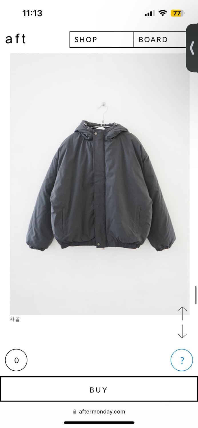 패딩후드자켓 상품이미지1