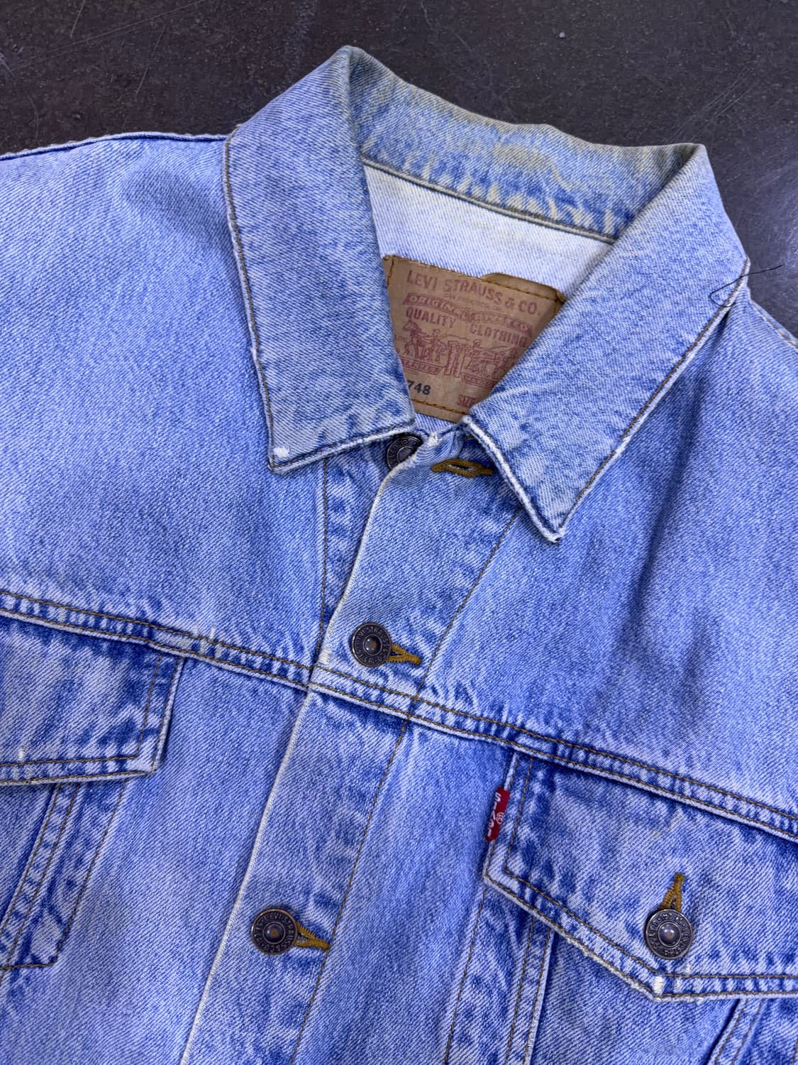 리바이스 00's 70748 빈티지 3세대 트러커 데님자켓 100 상품이미지3