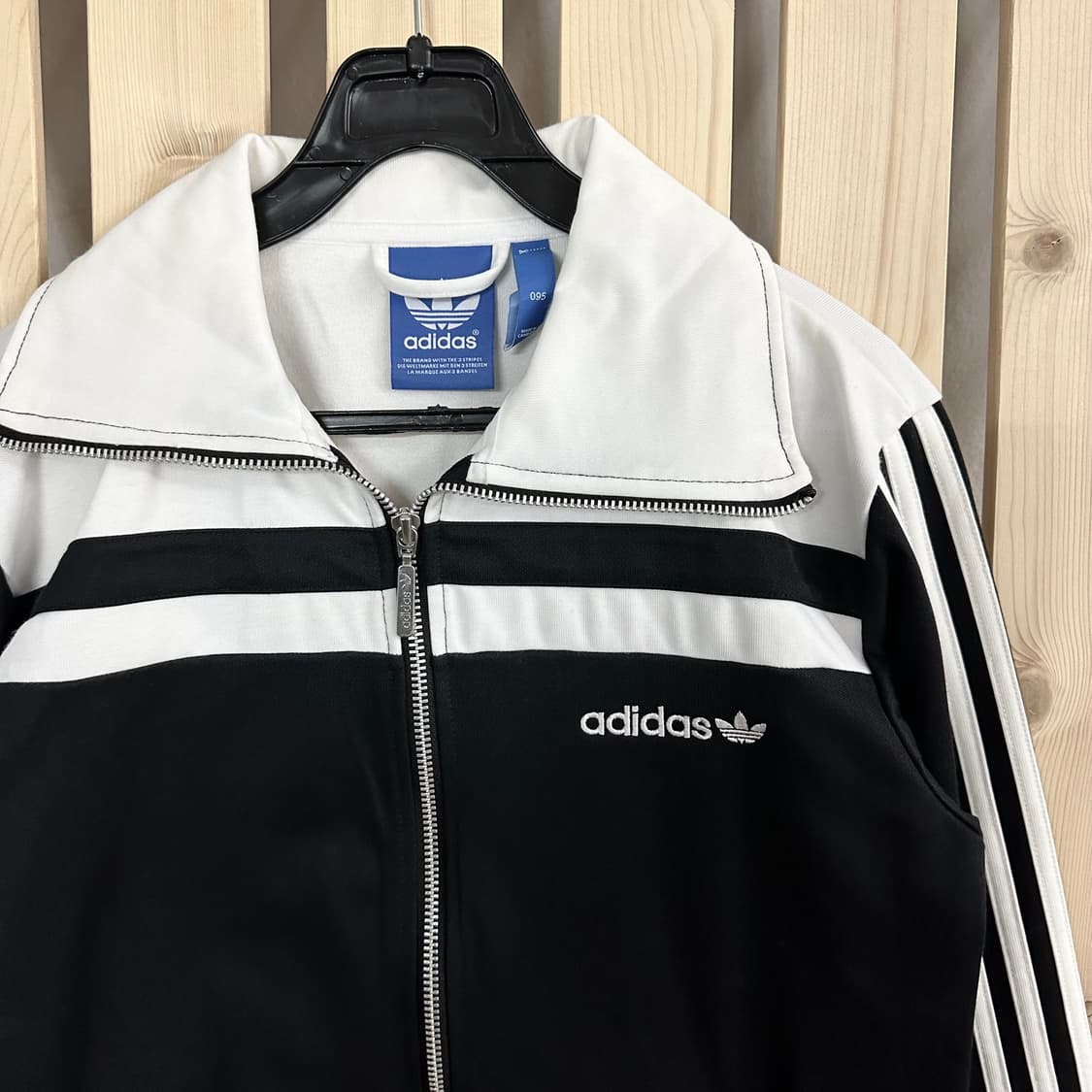 (M) 아디다스 블랙 화이트 베켄바우어 져지 트랙탑 상품이미지4