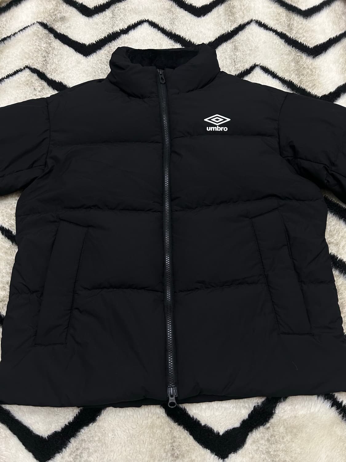 [S]엄브로 2Way 덕다운 숏 패딩/블랙 상품이미지3