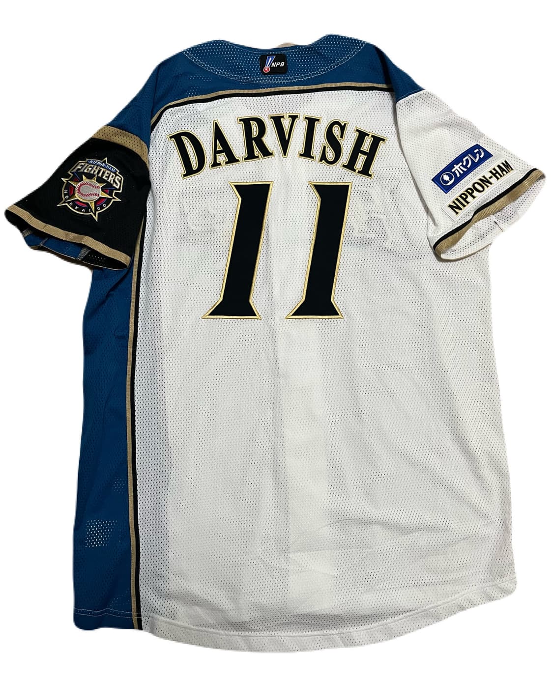 2011 미즈노 니혼햄 파이터즈 다르빗슈 홈 정품 유니폼 상품이미지1