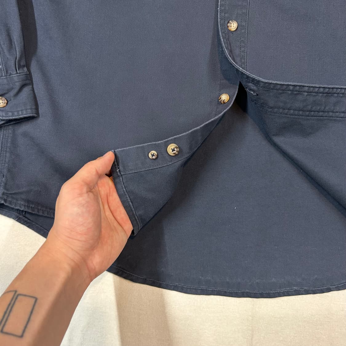 XL) Wrangler 랭글러 투포켓 워크웨어 코튼 셔츠 W36 상품이미지8
