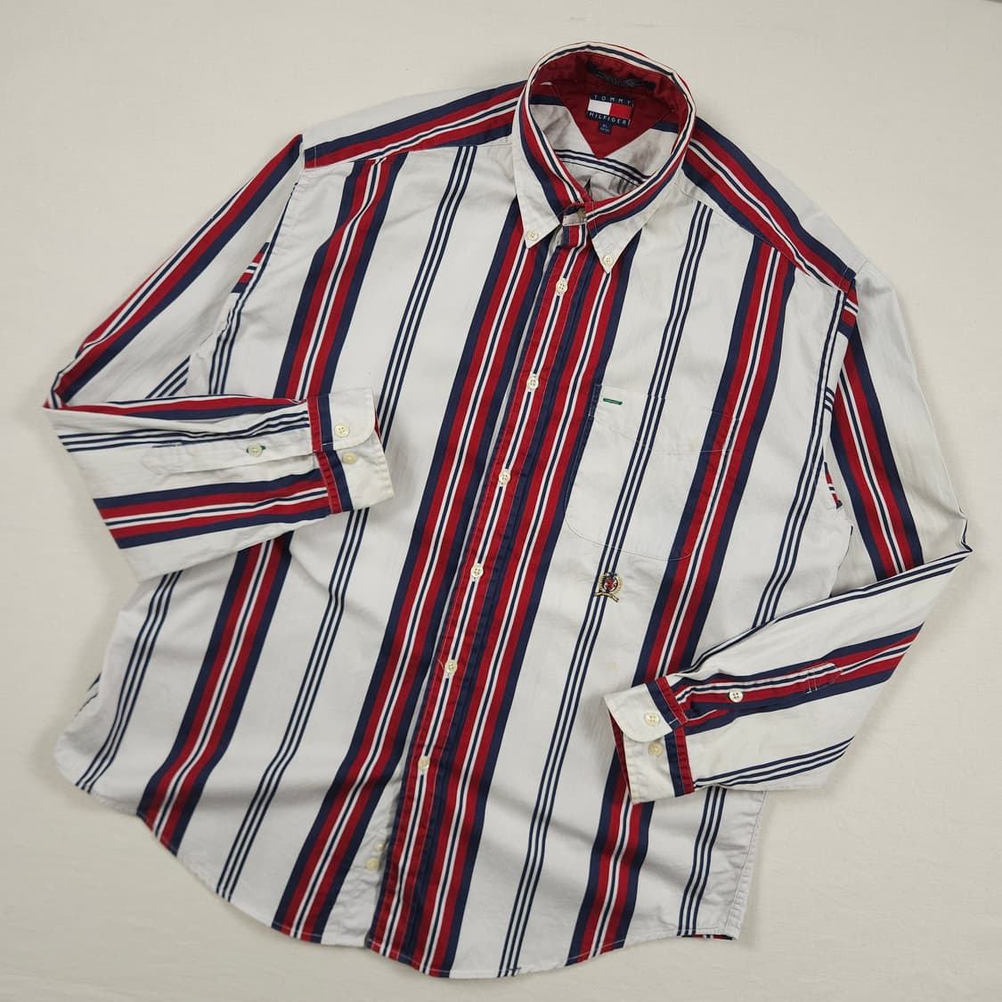 2XL(110) 타미 힐피거 월계관 스트라이프 셔츠 상품이미지2