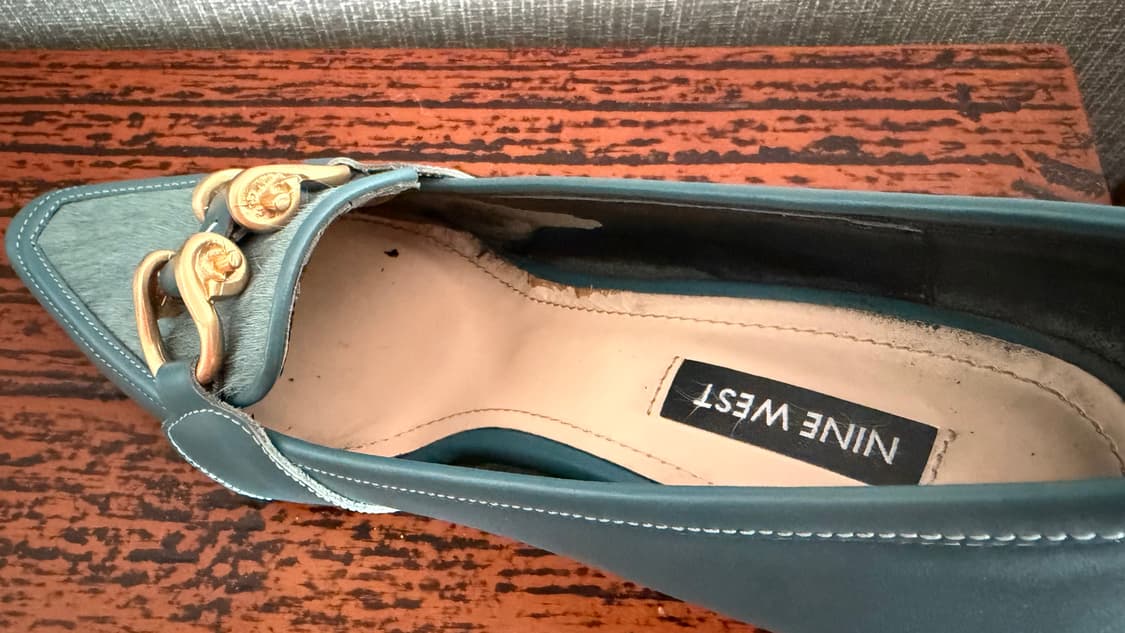 나인웨스트 펌프스 가죽 구두 송치 미드힐 로퍼 230 굽높이 4cm 상품이미지9