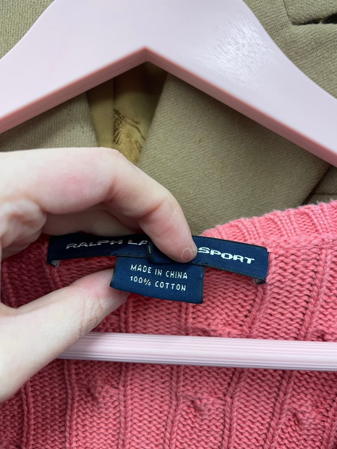 PRL 폴로 랄프로렌 꽈배기 니트 상품이미지7