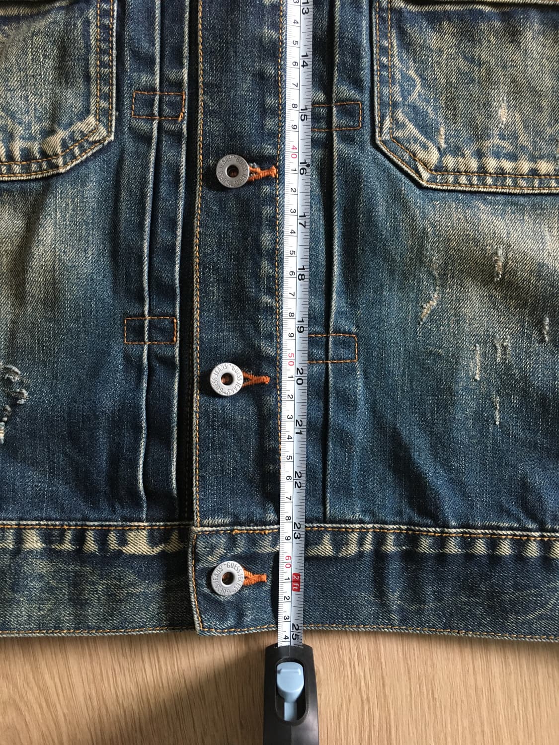 게스 Guess 코듀로이 플라워 포인트 데님 자켓 상품이미지10