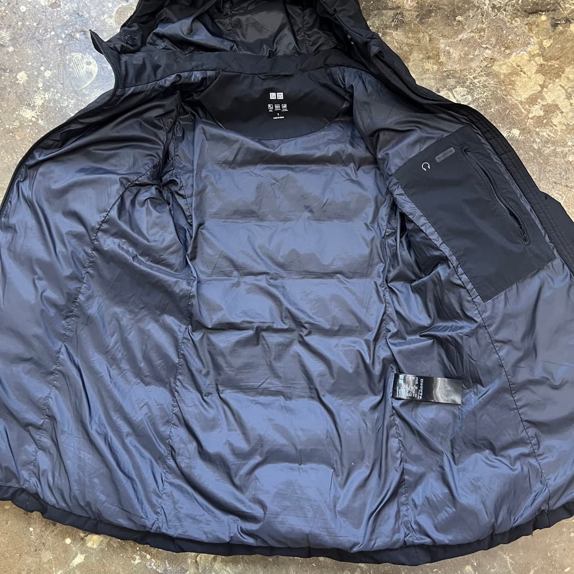 S) 유니클로 울트라라이트다운 하프패딩 경량패딩점퍼 자켓 상품이미지4