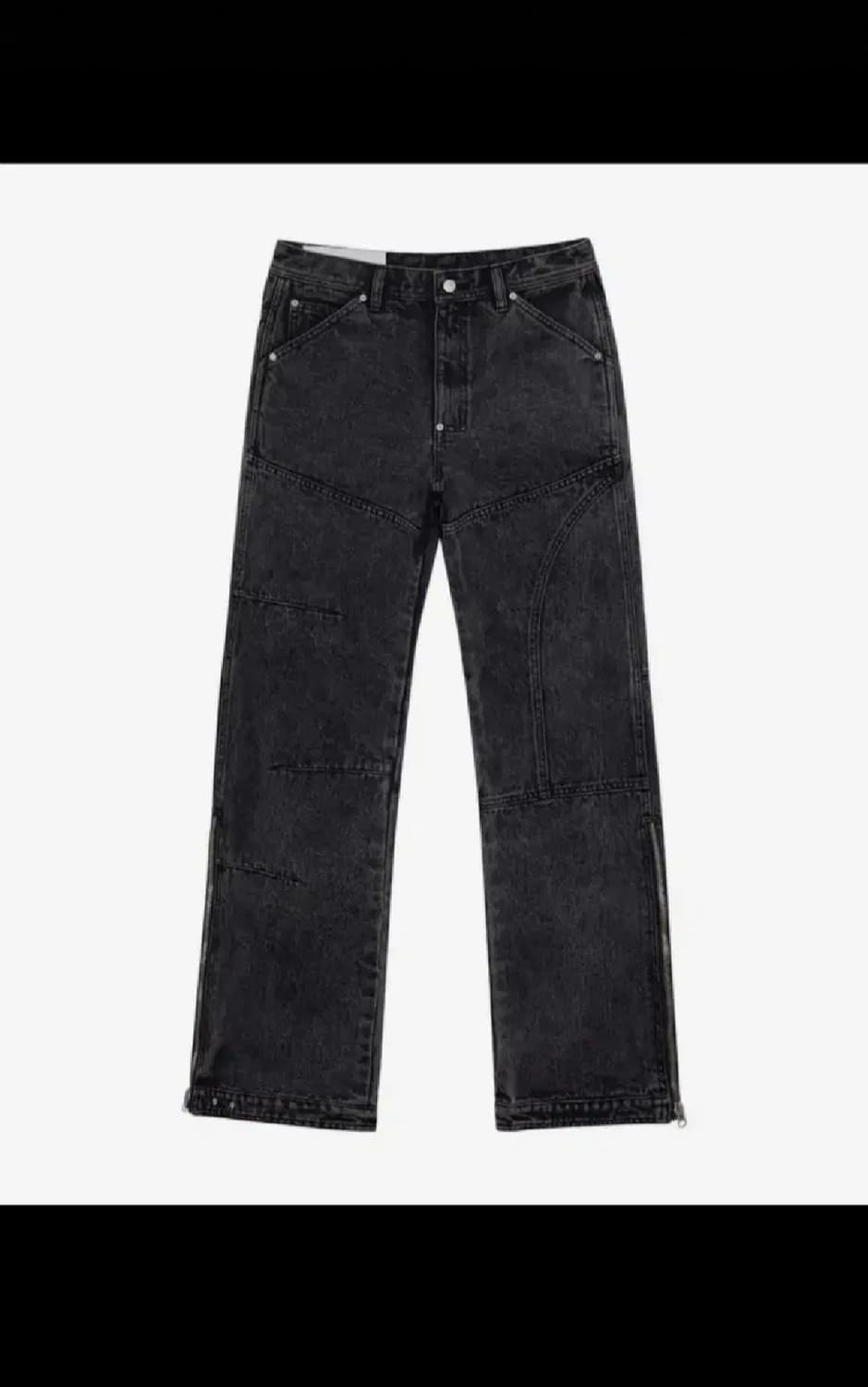 앤더슨벨  카펜터 워시드 데님 L 상품이미지4